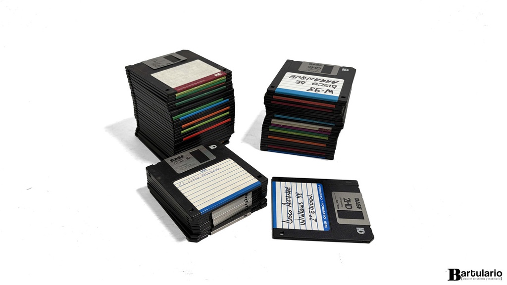 Diskets negros x 35 unidades