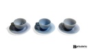 Tazas cafe  Rigopal celestes x 3 unidades
