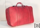 Valija cuero roja