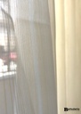 Cortinas voile rayitas beige x 2 paños
