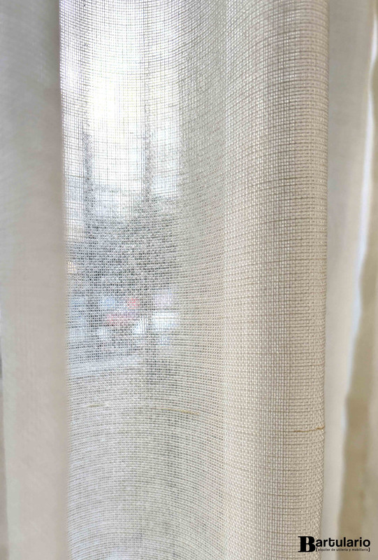 [XM00122] Cortinas Voile Natural II x 2 paños