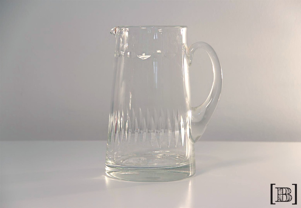 Jarra cristal labrado