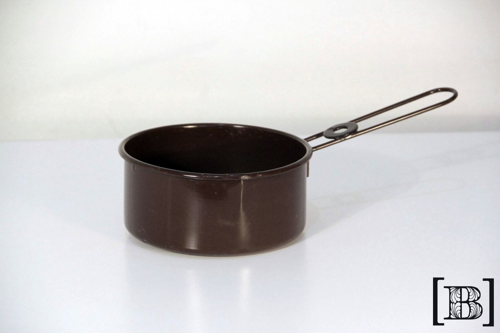 [CC00045] Olla enlozada marrón