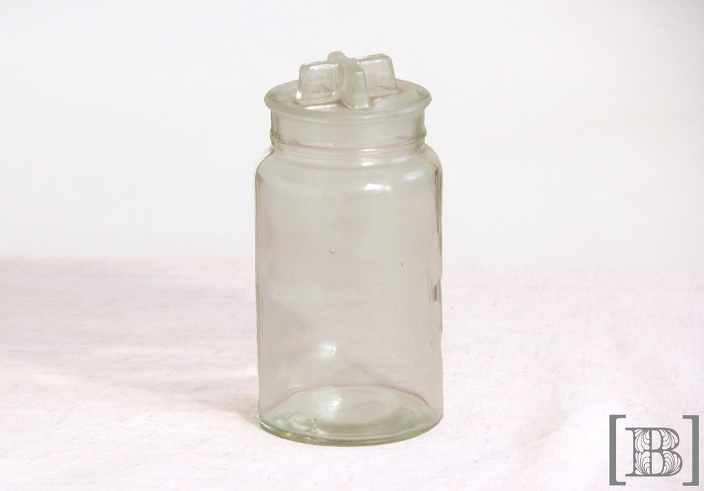 [CC00058] Frasco vidrio tapa cruz