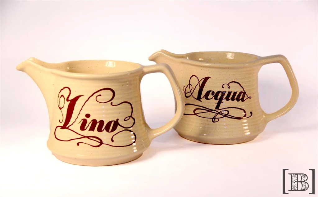 Jarra de ceramica (Vino 13 d x 12 h)