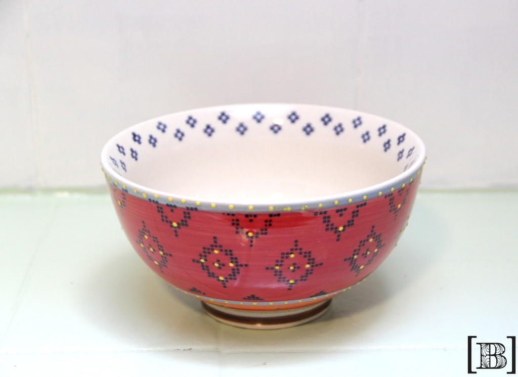 [CC00070] Bowl mediano rojo