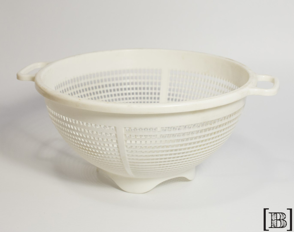 [CC00109] Colador plástico Blanco