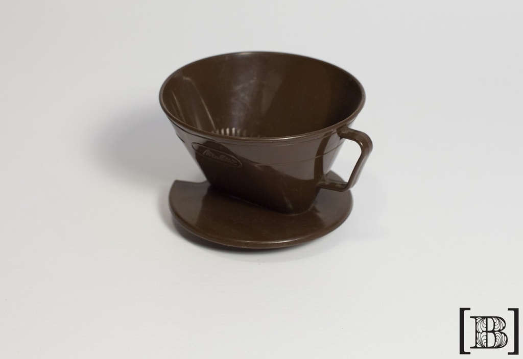 [CC00121] Sporte para filtro cafñe plástico marrón n 2