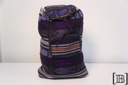 Mochila tejida violeta