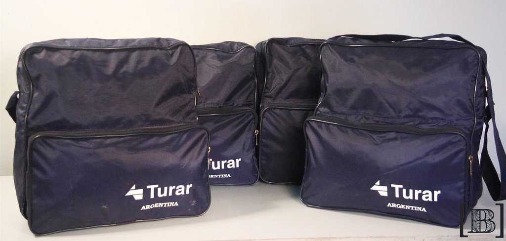 Bolso de mano azul Turar