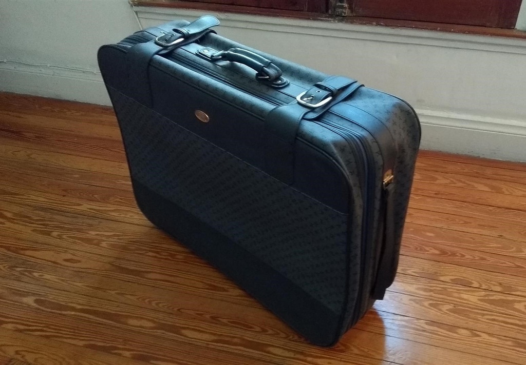 [BV00038] Valija Primicia estampada gris Grande