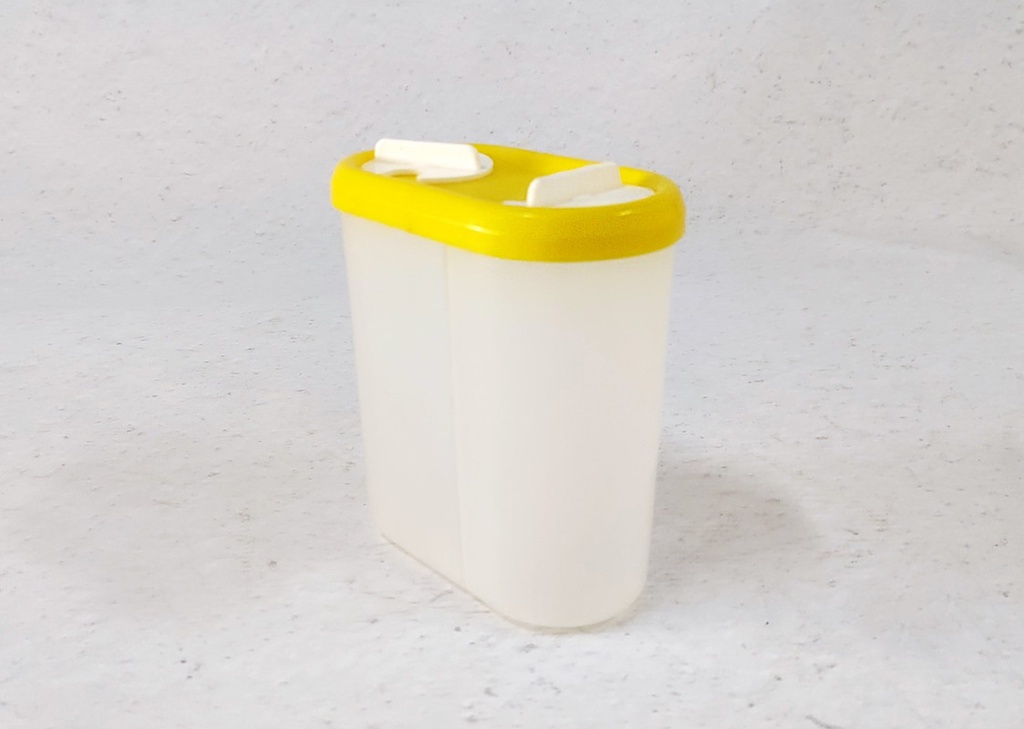 [CC00134] Contenedor recipiente plastico tapa amarilla
