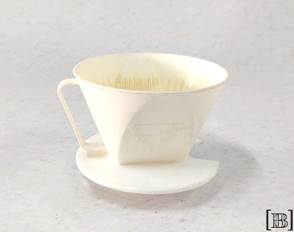 [CC00137] Soporte para filtro café plastico Blanco n 4