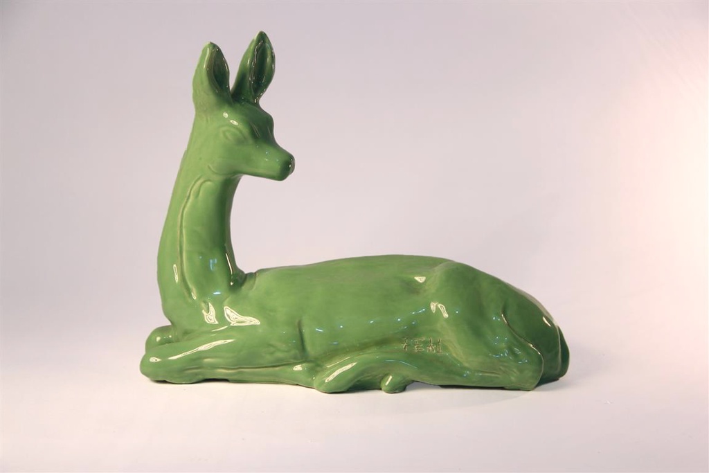 [DM00028] Ciervo cerámica verde