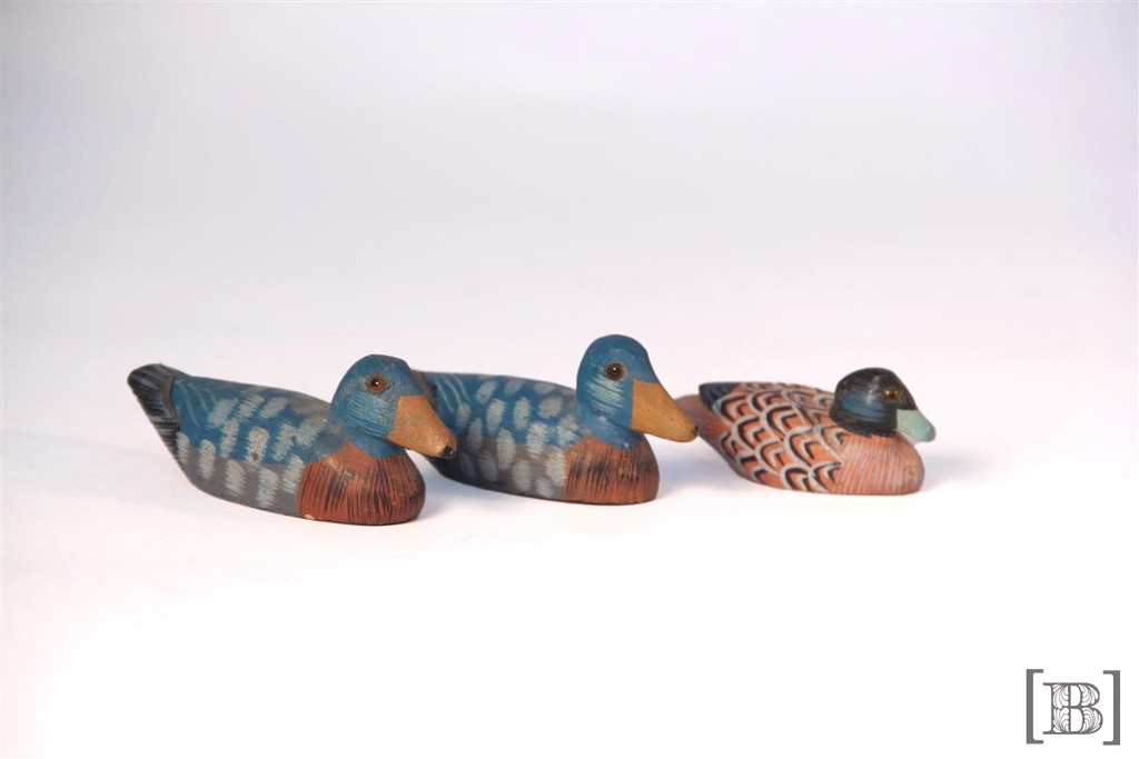 [DM00052] Patitos de madera x 3 unidades