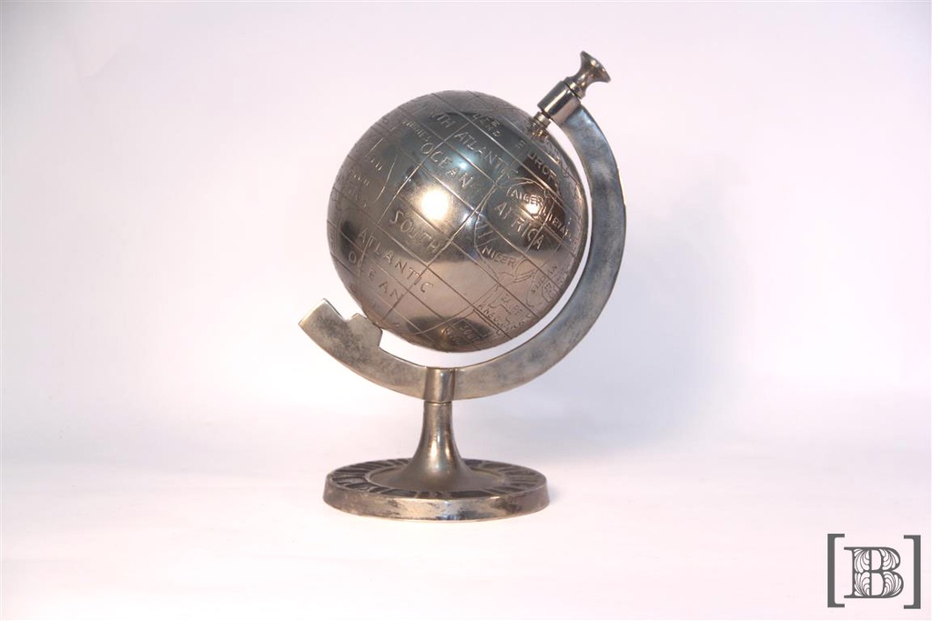 [DM00058] Globo terráqueo metálico