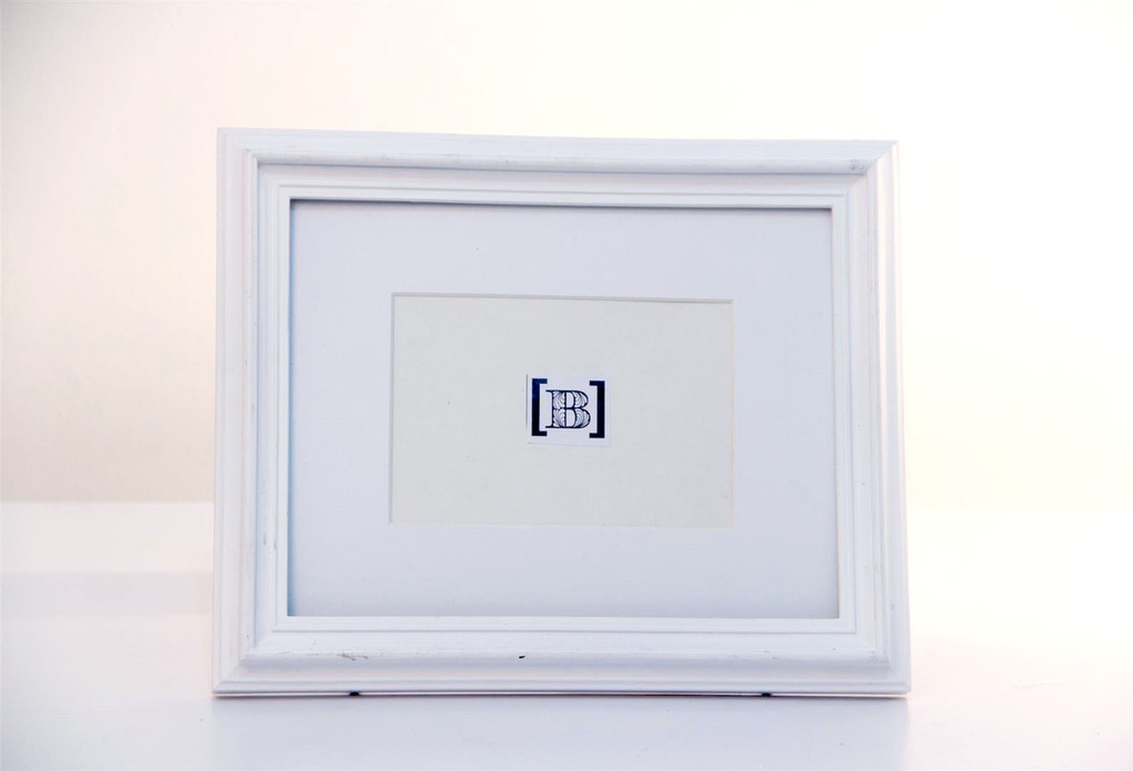 Portaretratos blanco 11,5 x 7,5