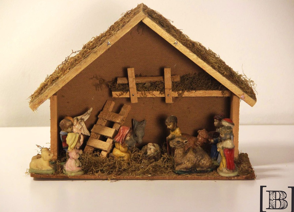 Pesebre navideño 14 piezas