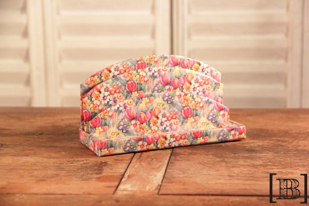 Portacartas Floreado