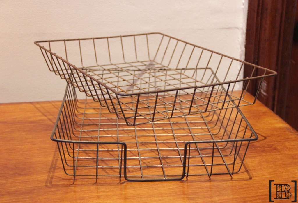 Bandejas de alambre x 2 unidades