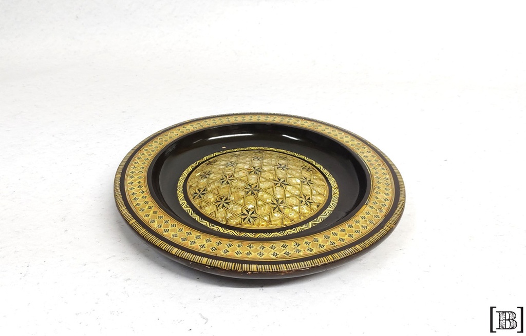 [DM000351] Centro de mesa o adorno de pared nácar y marquetería