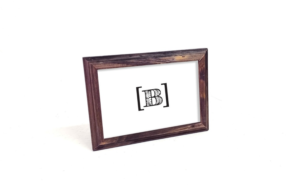 [DM000356] Portaretratos de madera rústico