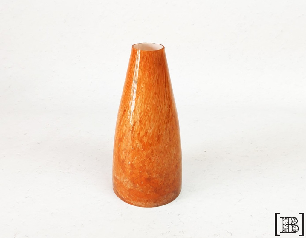 Adorno vidrio naranja (Sin base)