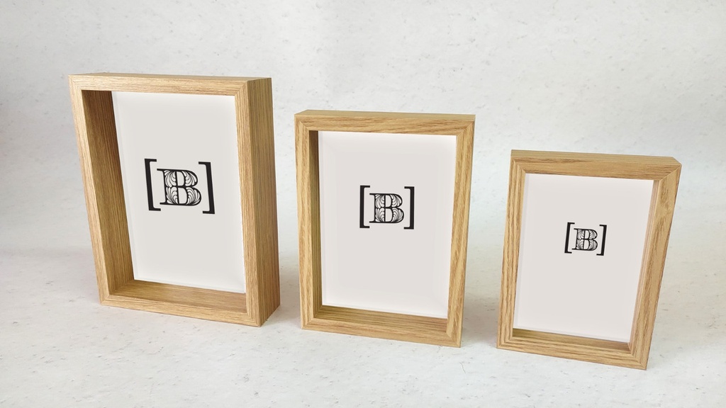 [DM000367] Set de portaretratos madera (3 unidades)