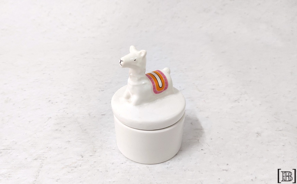 [DM000413] Cajita Cerámica llama