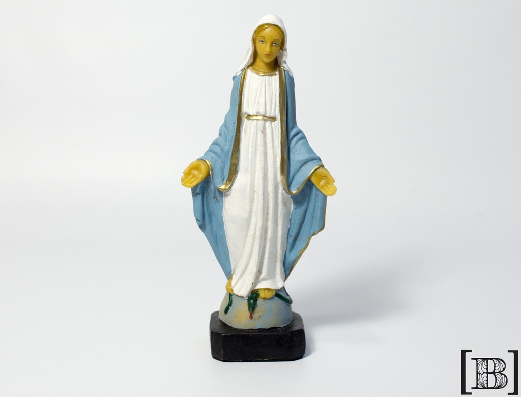 [DM000425] Figura Virgen manto celeste