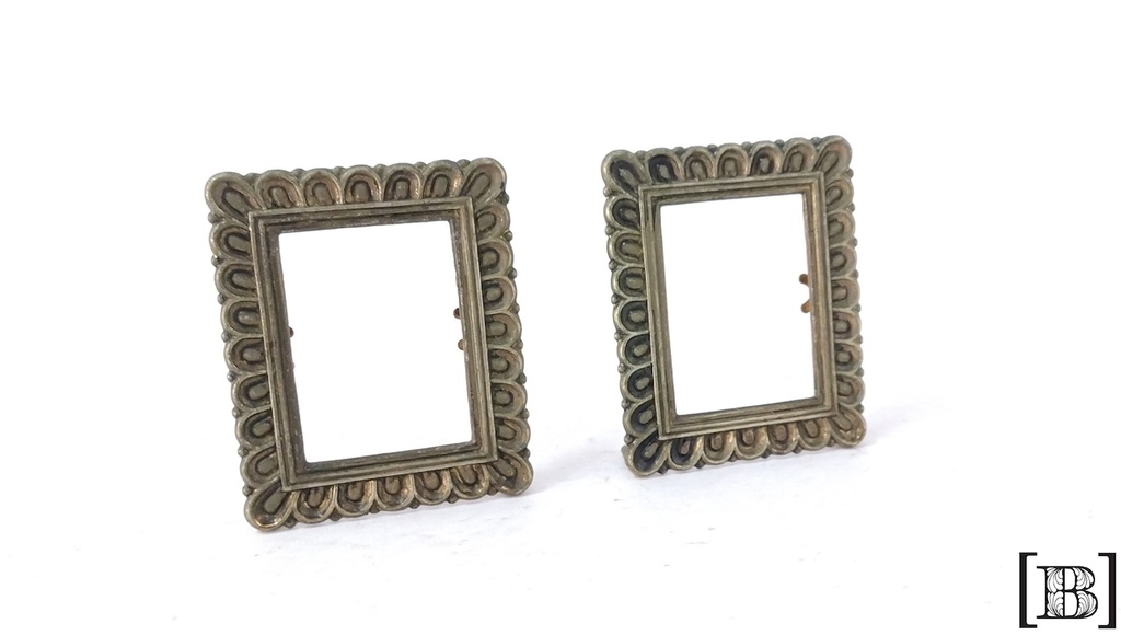 [DM000443] Portaretratos metal x 2 unidades