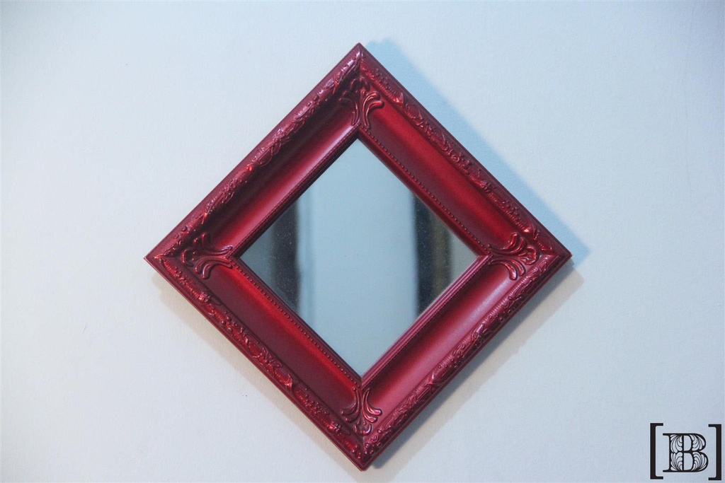 [DP00026] Espejo rombo rojo