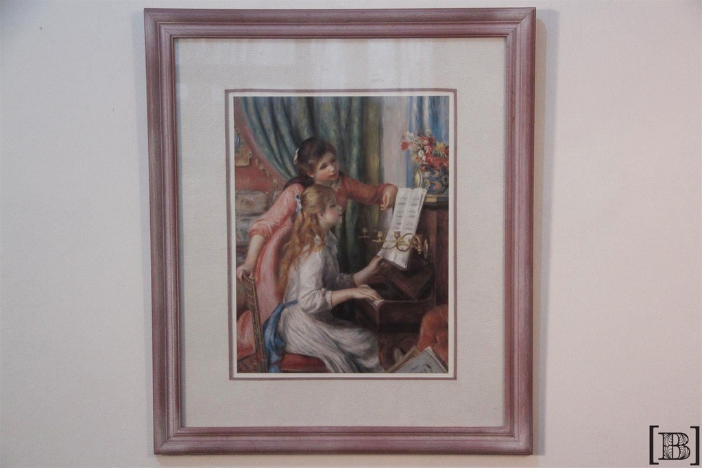 [DP00033] Cuadr Muchachas al piano -Renoir