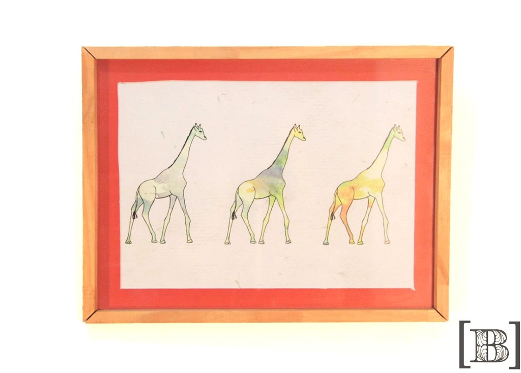 [DP00135] Cuadro jirafas