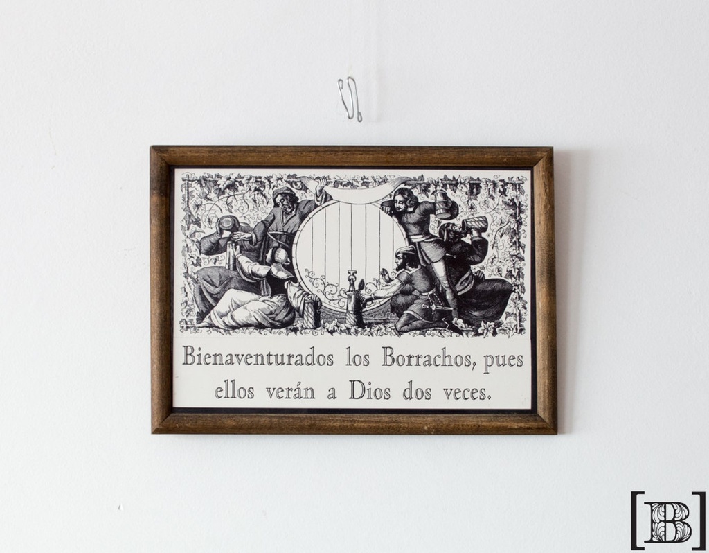 [DP00182] Cuadro Bienaventurados los borrachos