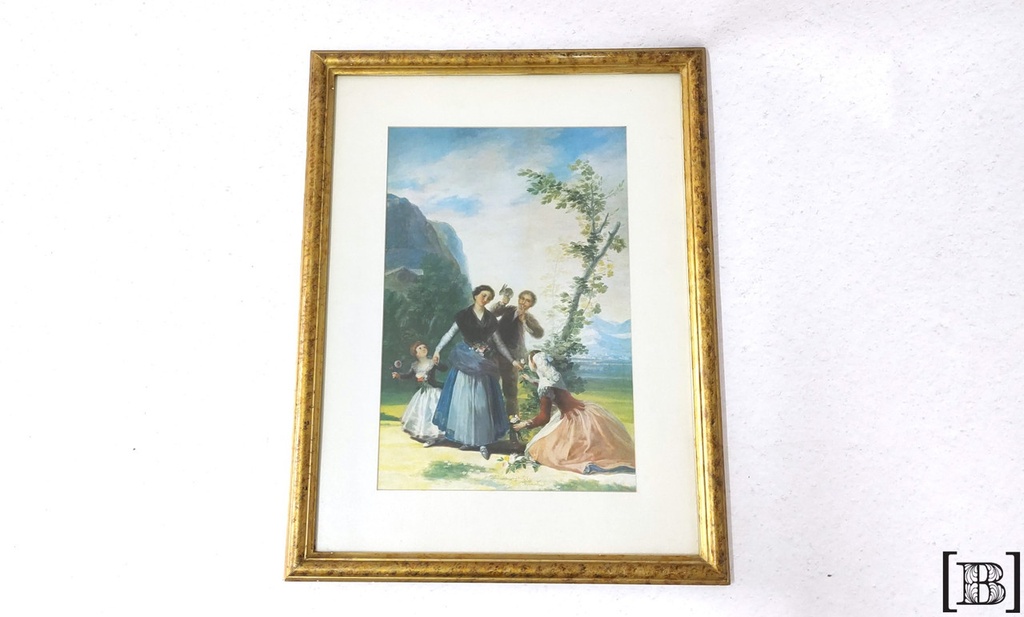 [DP00187] Cuadro simil oleo vertical