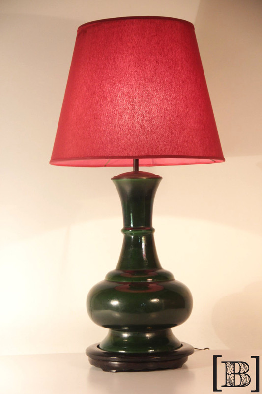 [IM00018] Lámpara verde cerámica