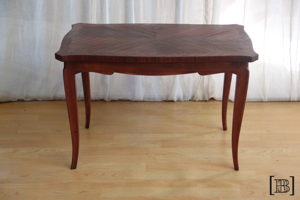 [MA00014] Mesa rectangular Luis XV madera