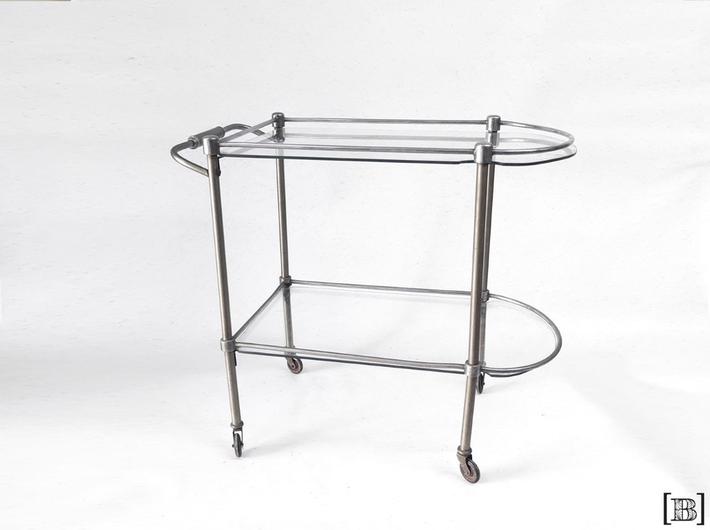 [MA00043] Mesa Bar con 2 planos de vidrio