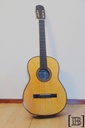 Guitarra criolla con funda verde