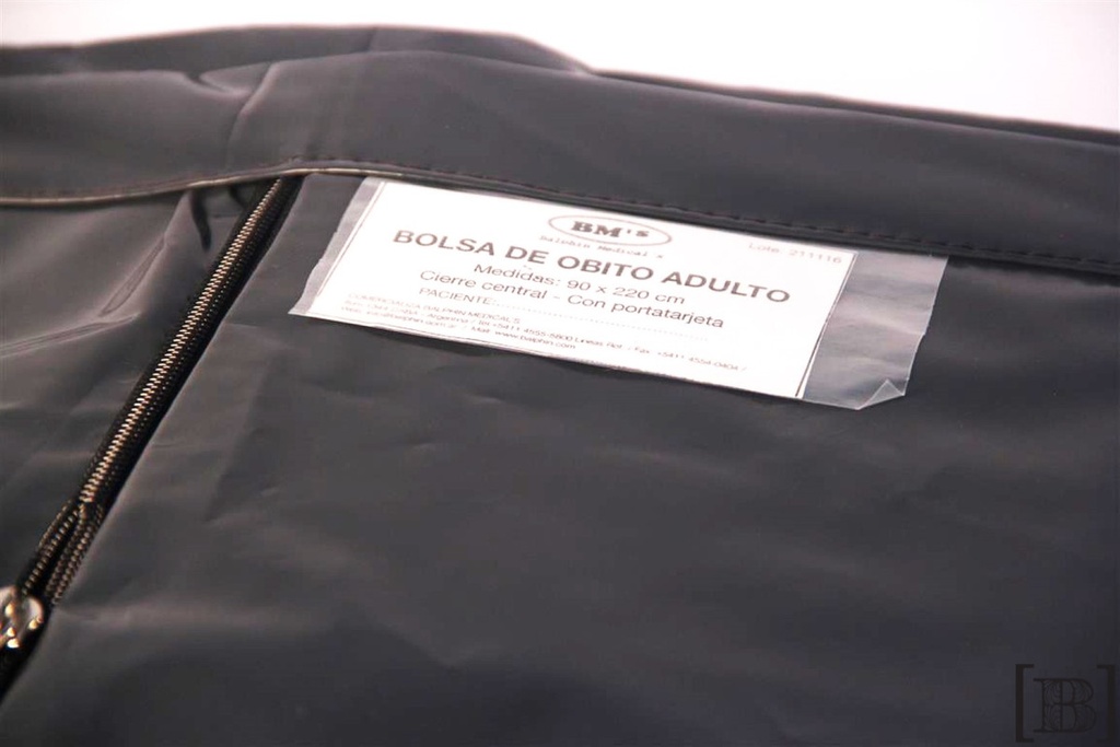 Bolsa de obito adulto