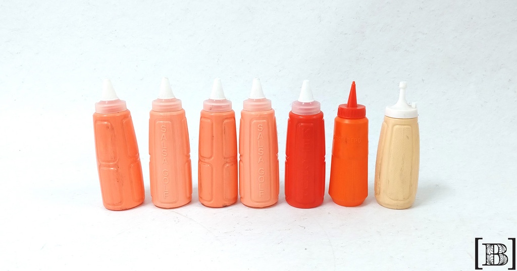 Envases para aderezos x 7 unidades