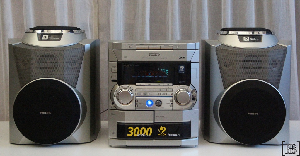 [TA00008] Minicomponente plateado Phillips