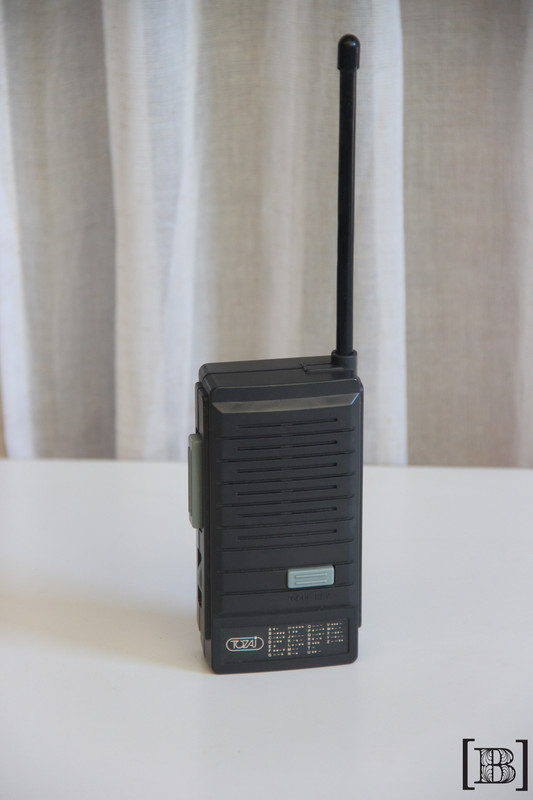 Walkie Talkie Tozaj negro y celeste