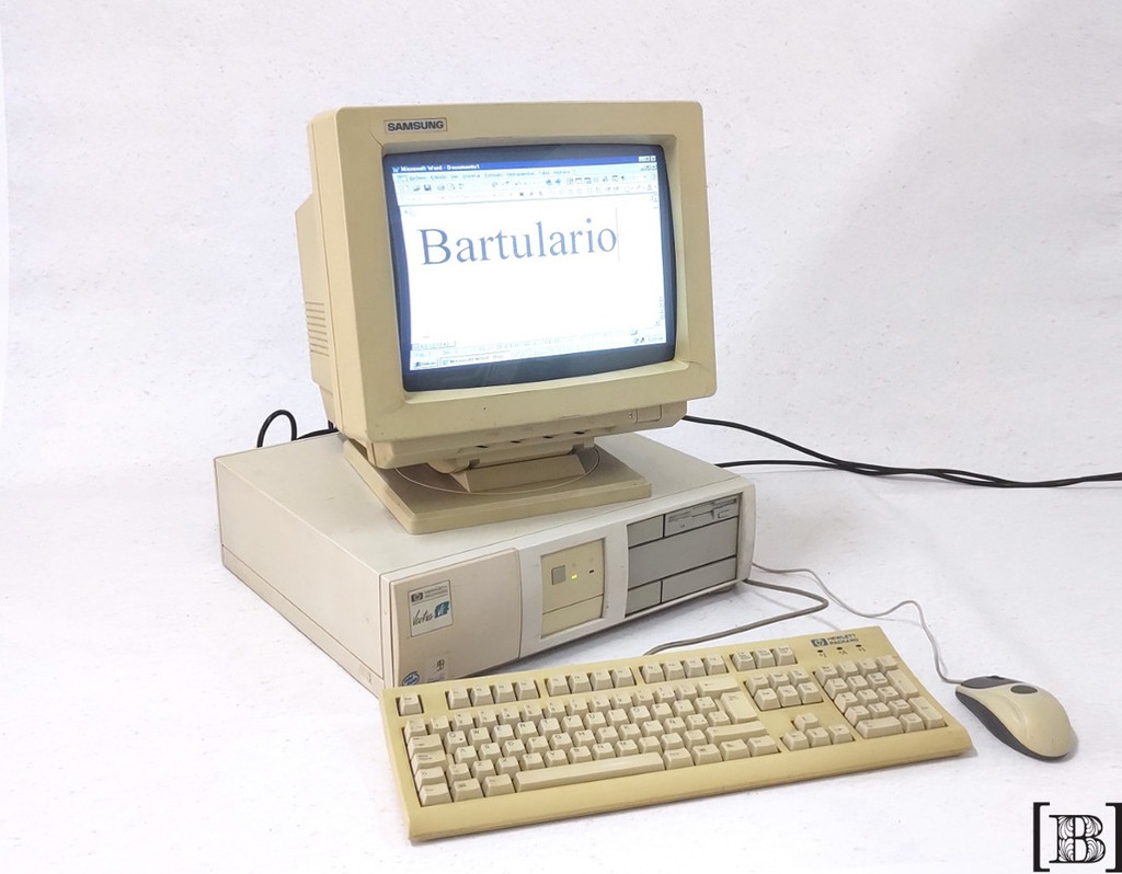 [TI00035] Computadora HP Vectra + Monitor de tubo Samsung