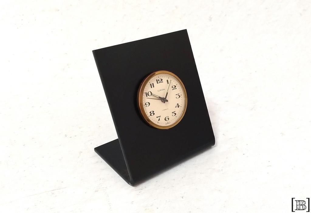 [TR00031] Reloj despertador a cuerda con base acrilica