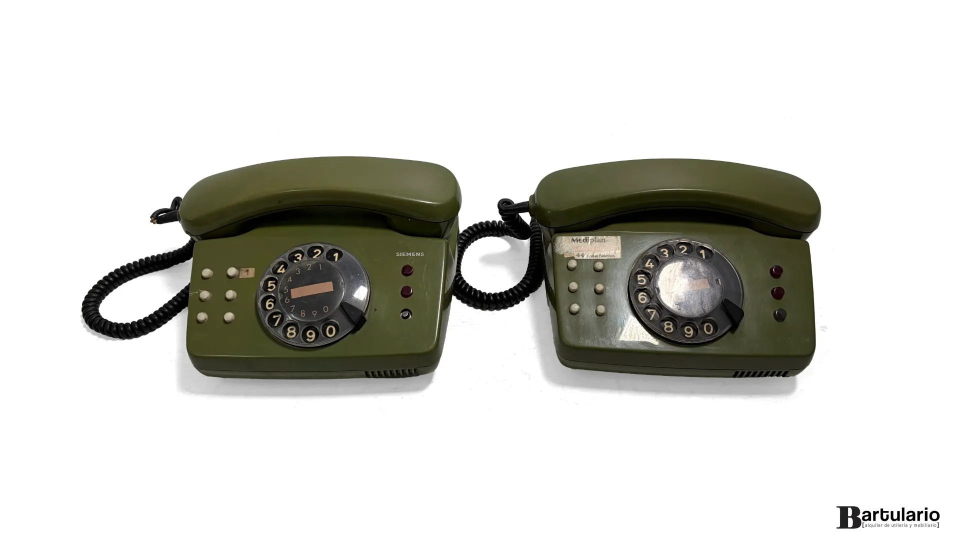 Teléfono disco verde (Hay 2 unidades)