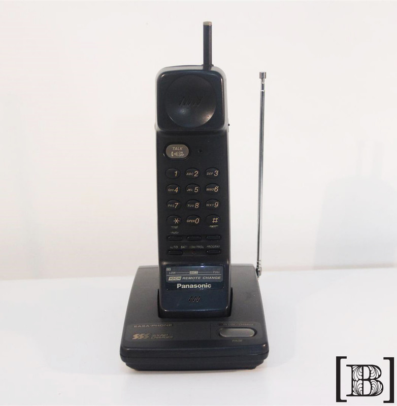 Teléfono inalámbrico Panasonic negro