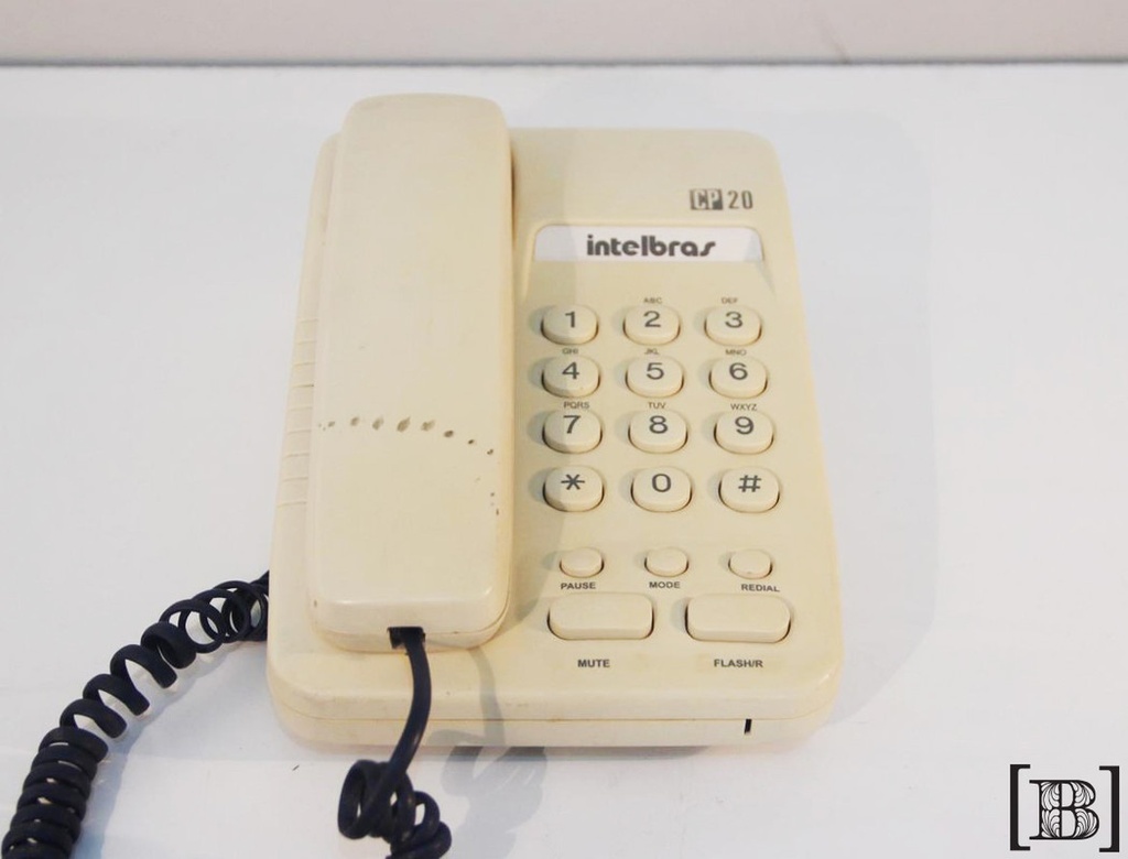 Teléfono crema Intelbras