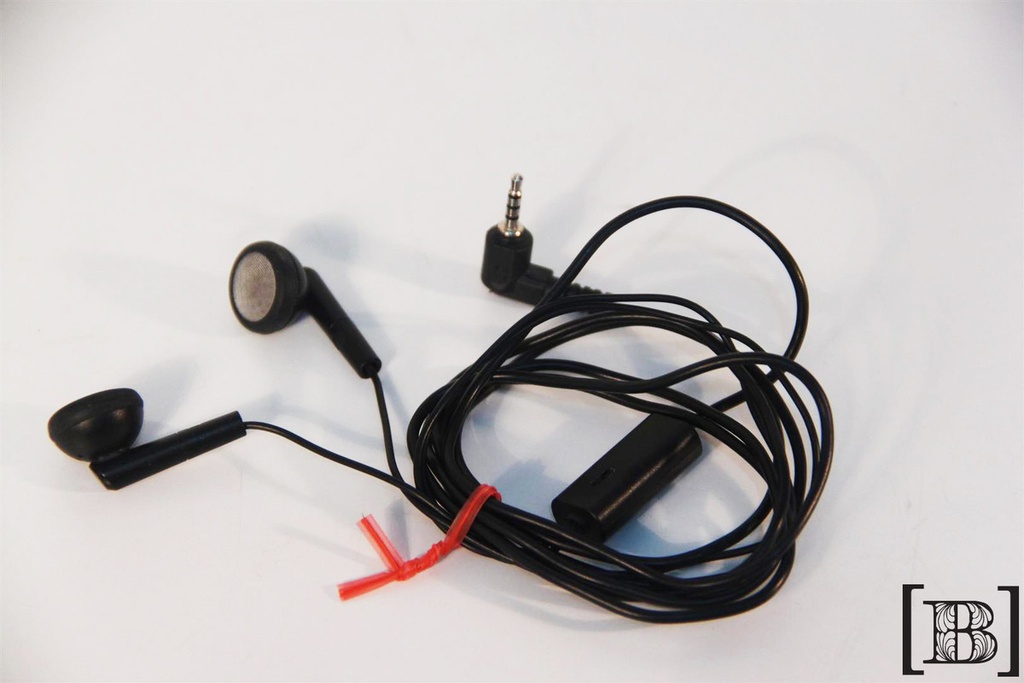 [TT00039] Auriculares negros de celular